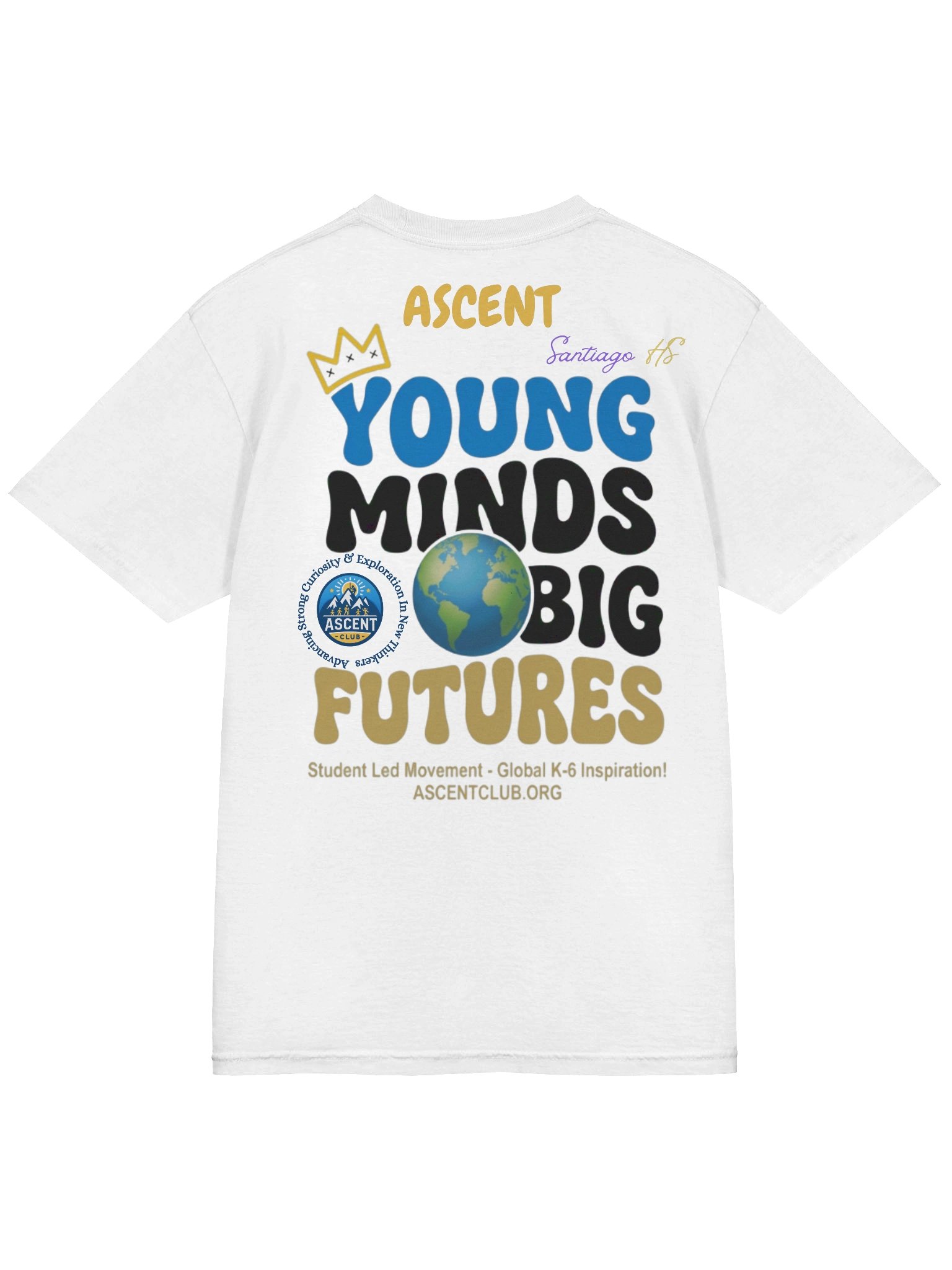 ASCENT Santiago HS Chapter Graphic T Shirt - Unisex - Design 3 product image (4)