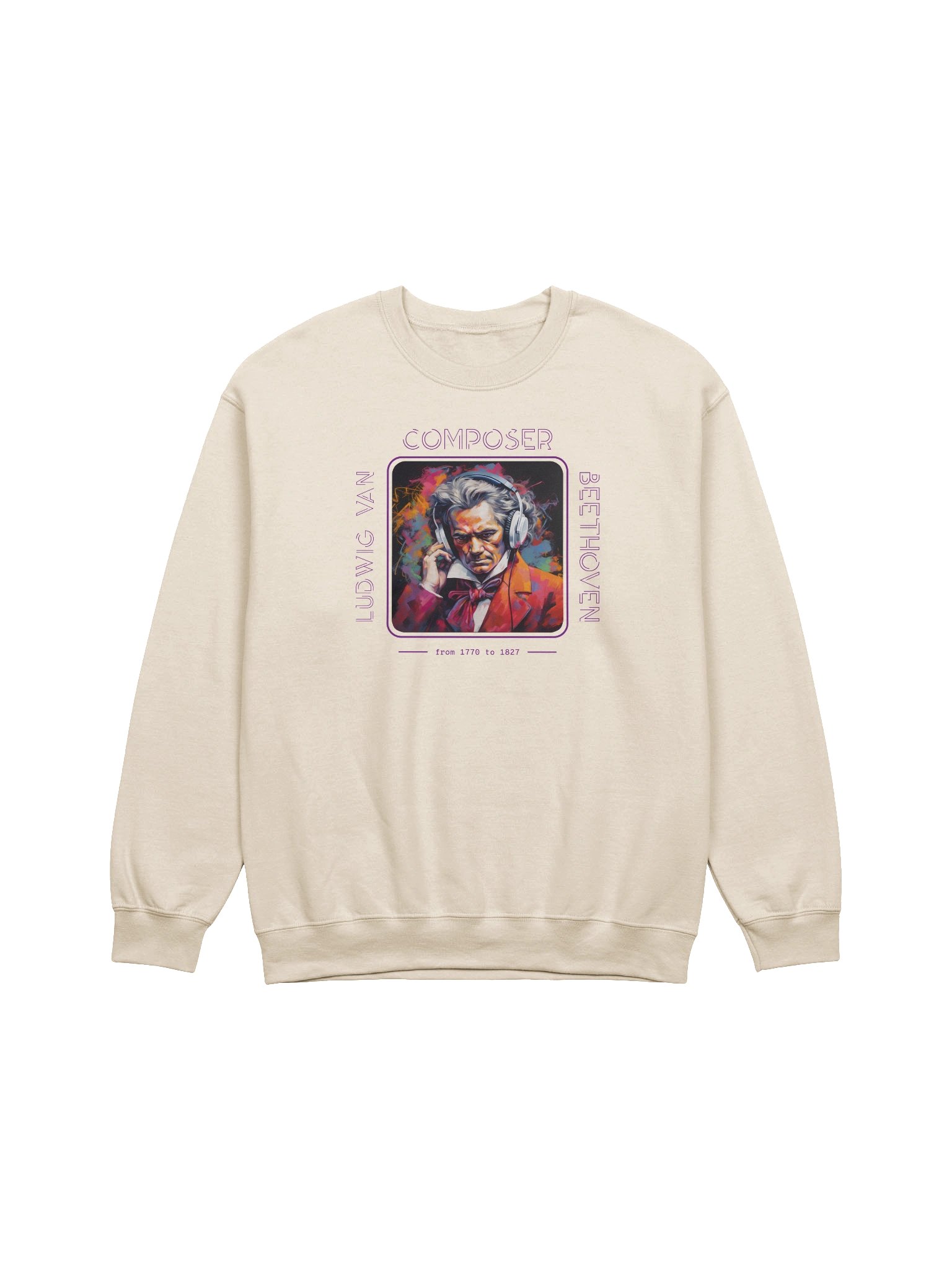 Beethoven Composer Vibes Sweatshirt product image (1)