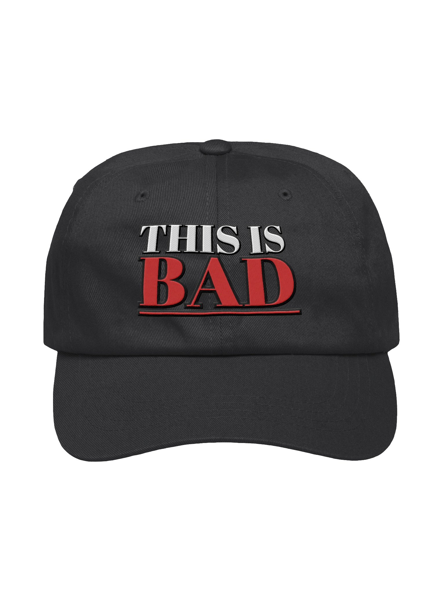 THIS IS BAD Embroidered Hat product image (1)