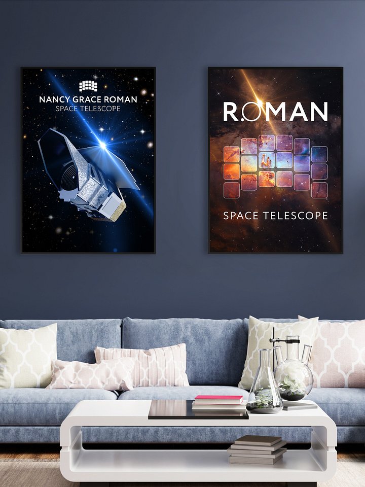 Nancy Grace Roman Space Telescope poster — NASA space print, Science wall art product image (2)