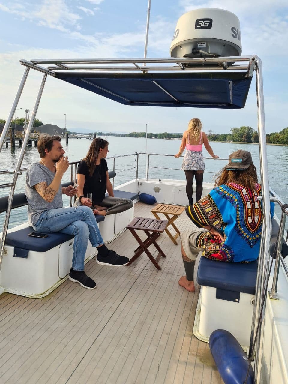 PARTYBOAT with Rooftop Decks & Soundsystem for private GROUP (max. 12 Pers) ⭐️⭐️⭐️⭐️⭐️ product image (3)