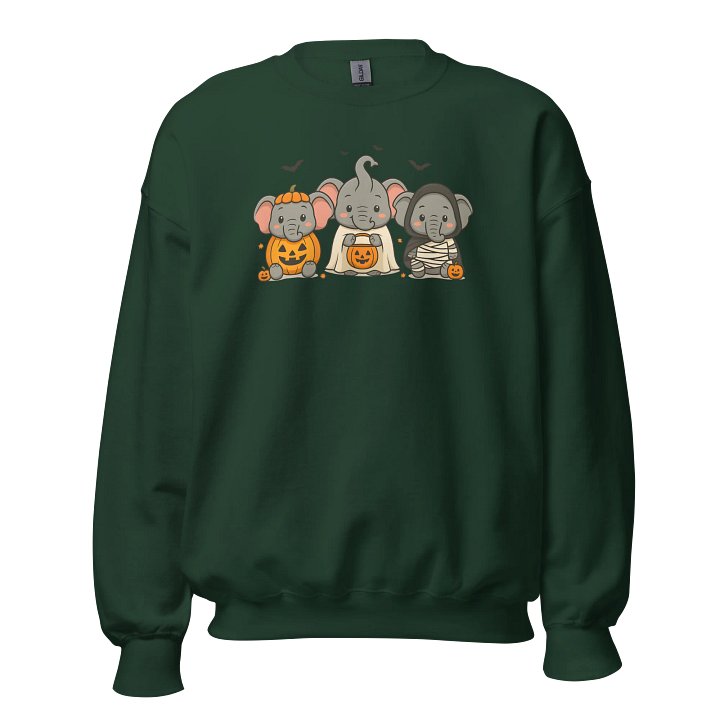 Halloween Elephants Crewneck Sweatshirt product image (2)