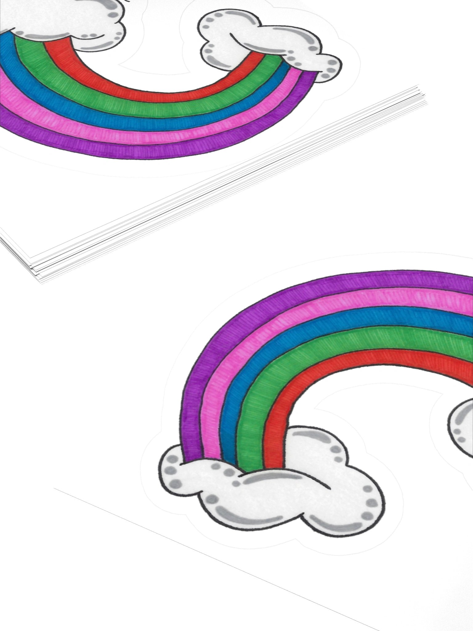 Bold Rainbow Sticker product image (4)