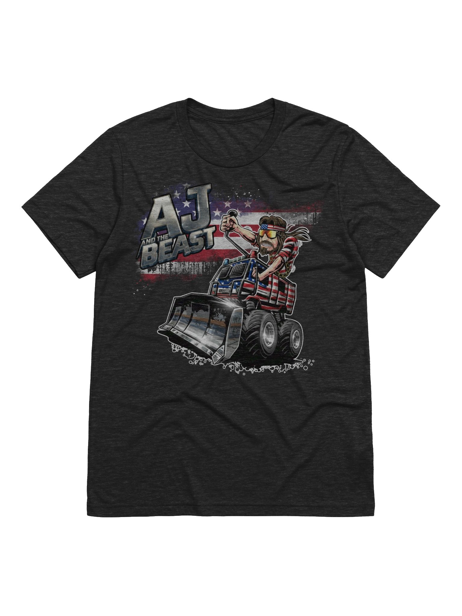 Bella+Canvas Triblend Short Sleeve T-Shirt : AJ and the BEAST : USA product image (1)