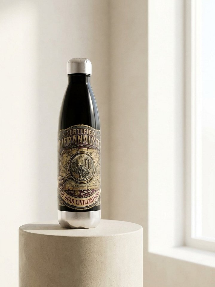Certified Overanalyzer of Dead Civilizations Bottle product image (1)