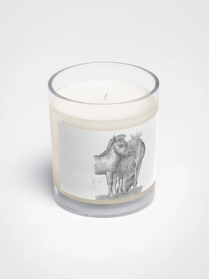 Shetland pony mare and foal candle product image (2)
