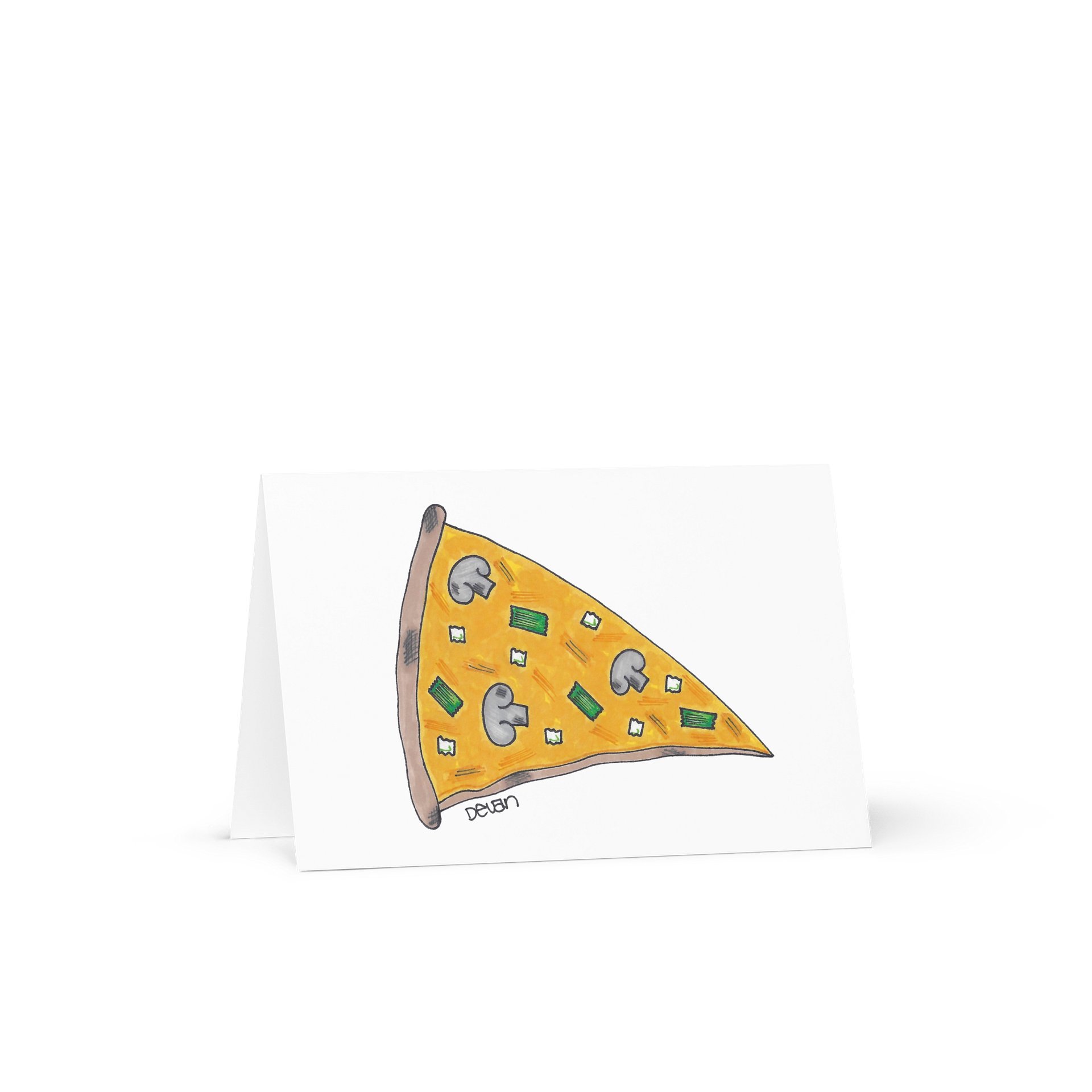 Pizza Pick Up Line Card: Veggie product image (1)