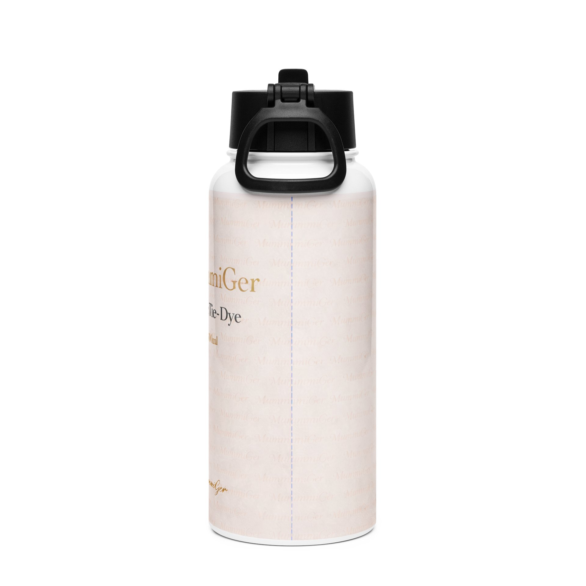 MummiGer Blue Tie-Dye Stainless Steel Water Bottle product image (2)