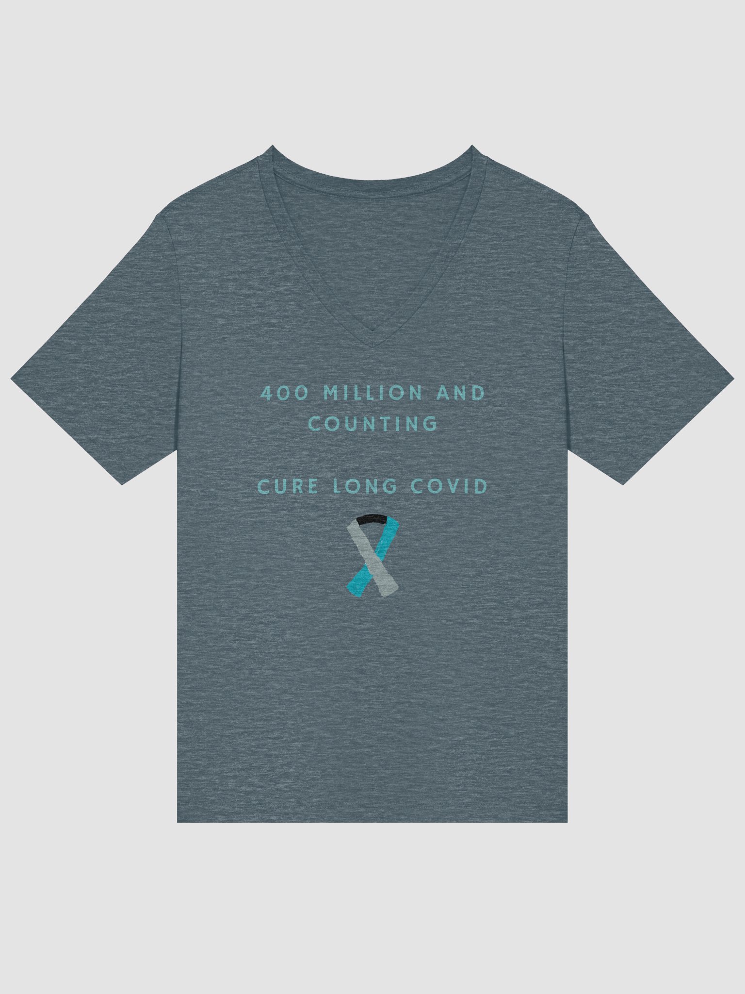 400 Million And Counting Relaxed V-Neck Tee product image (3)