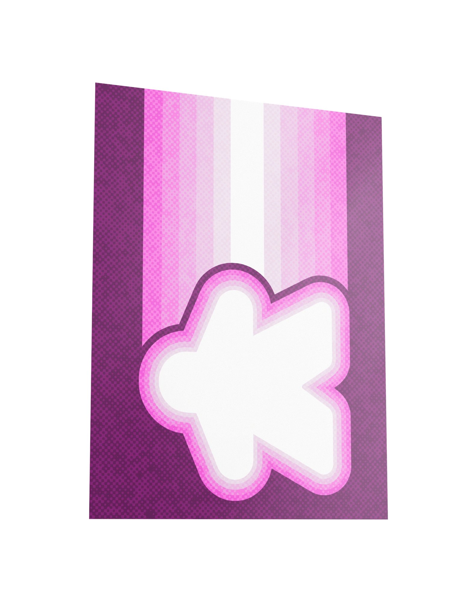 Purple Retro Racing Meeple Board Game Room Poster - UNFRAMED product image (3)