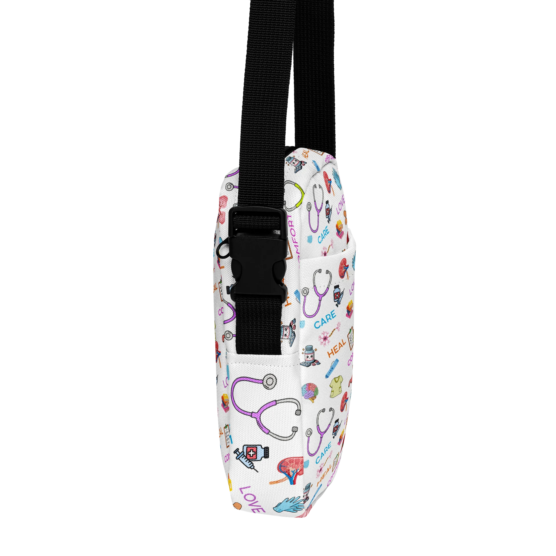 Nursing Student Crossbody Bag | Nursing Clinical Bag | Medical-Themed Nurse Bag by Nurse Sarah® product image (4)