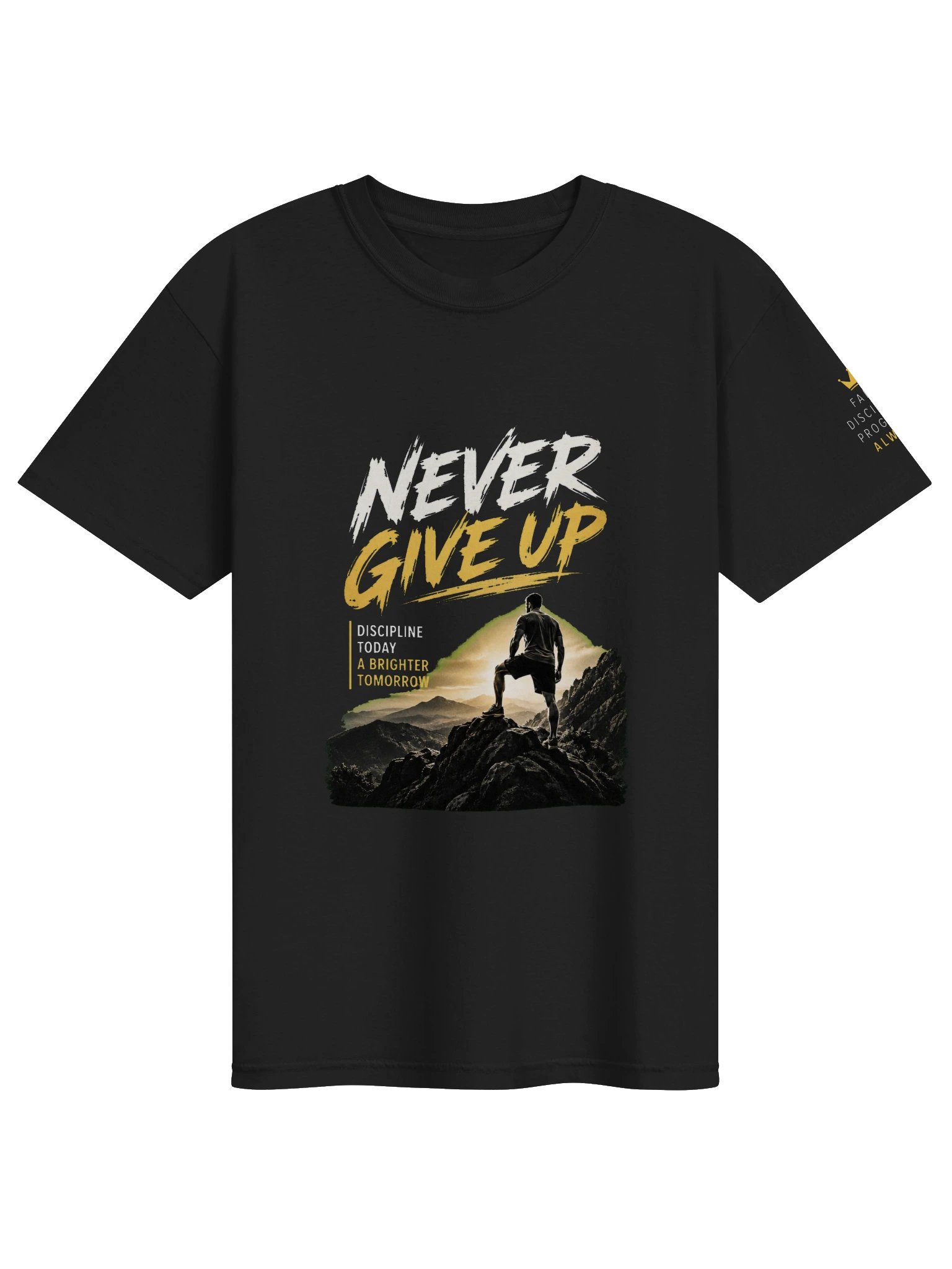 Never Give Up Motivational T-Shirt product image (1)