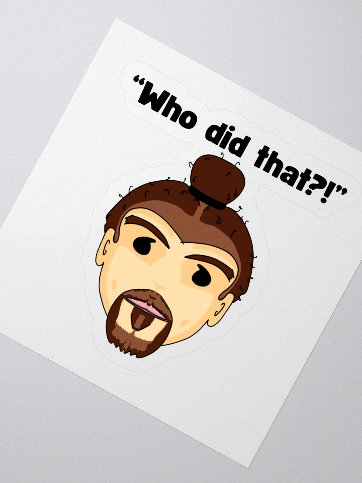 Who did that? WookRook Chibi Sticker product image (2)
