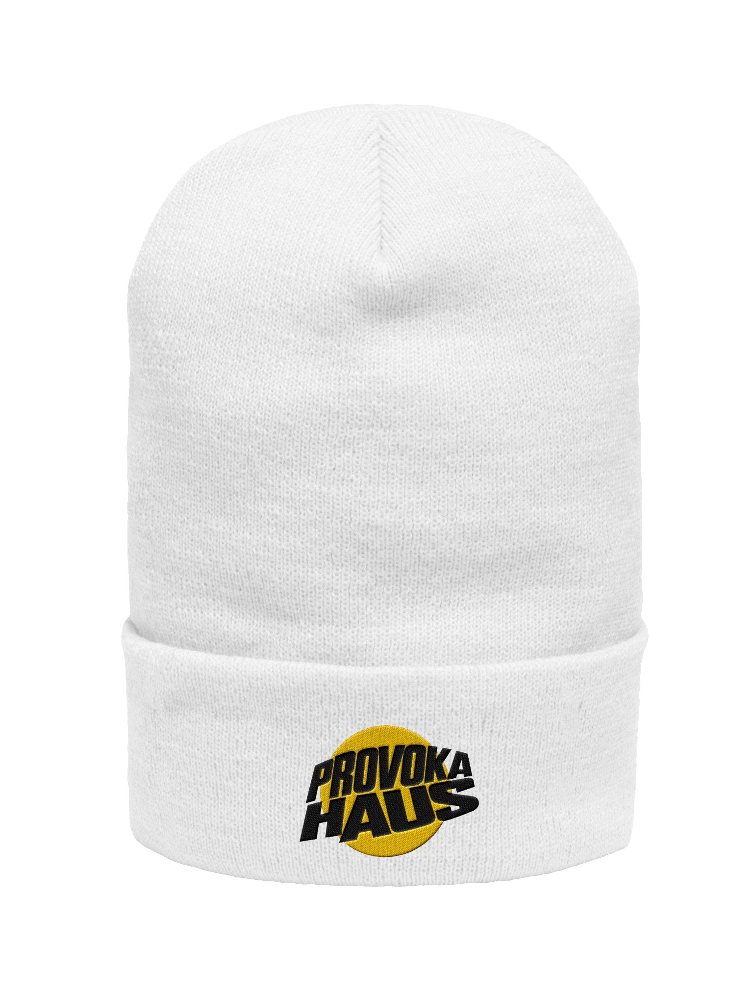 ProvokaHaus Signature Beanie – Cloud White product image (1)