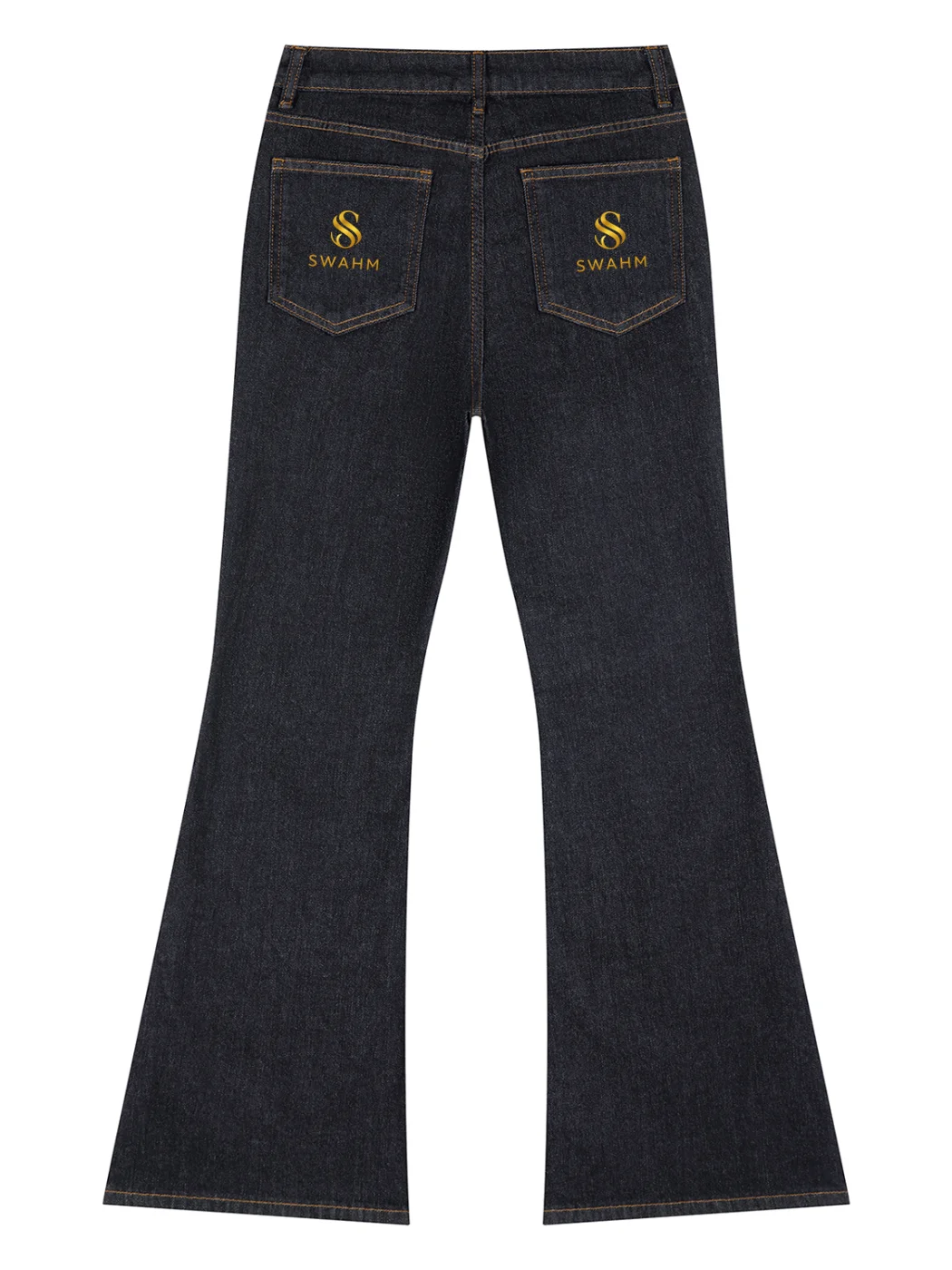 SWAHM Women’s Flared Denim – Dark Wash product image (2)