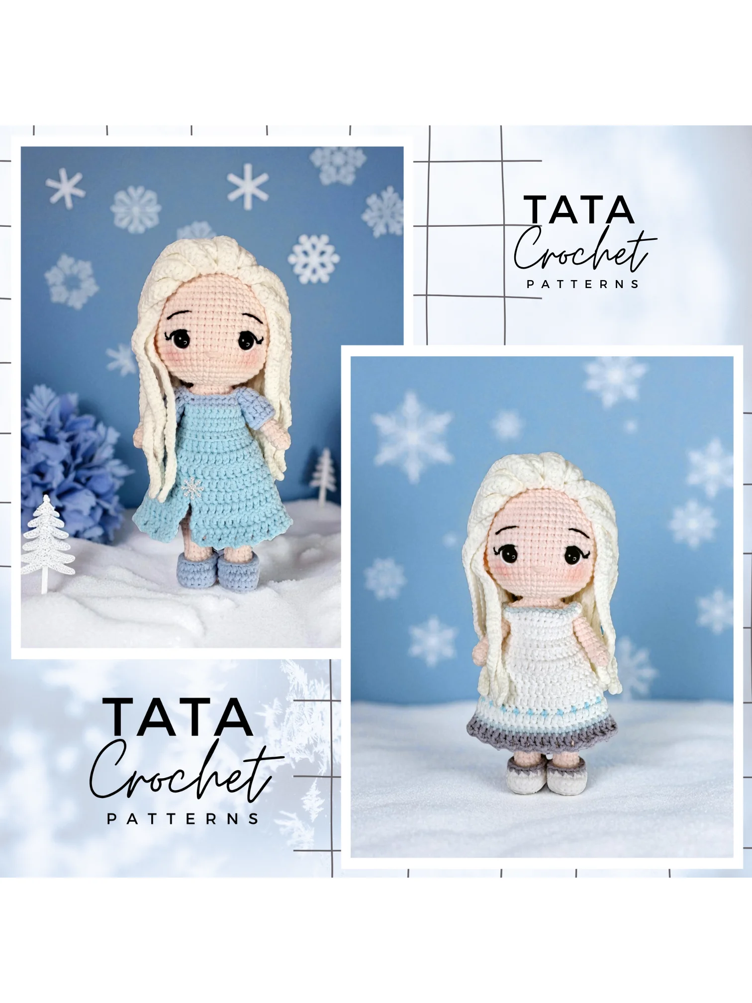 PDF -♡- Doll Dress Up & Transformation -♡- Princess Amigurumi Crochet Pattern product image (1)