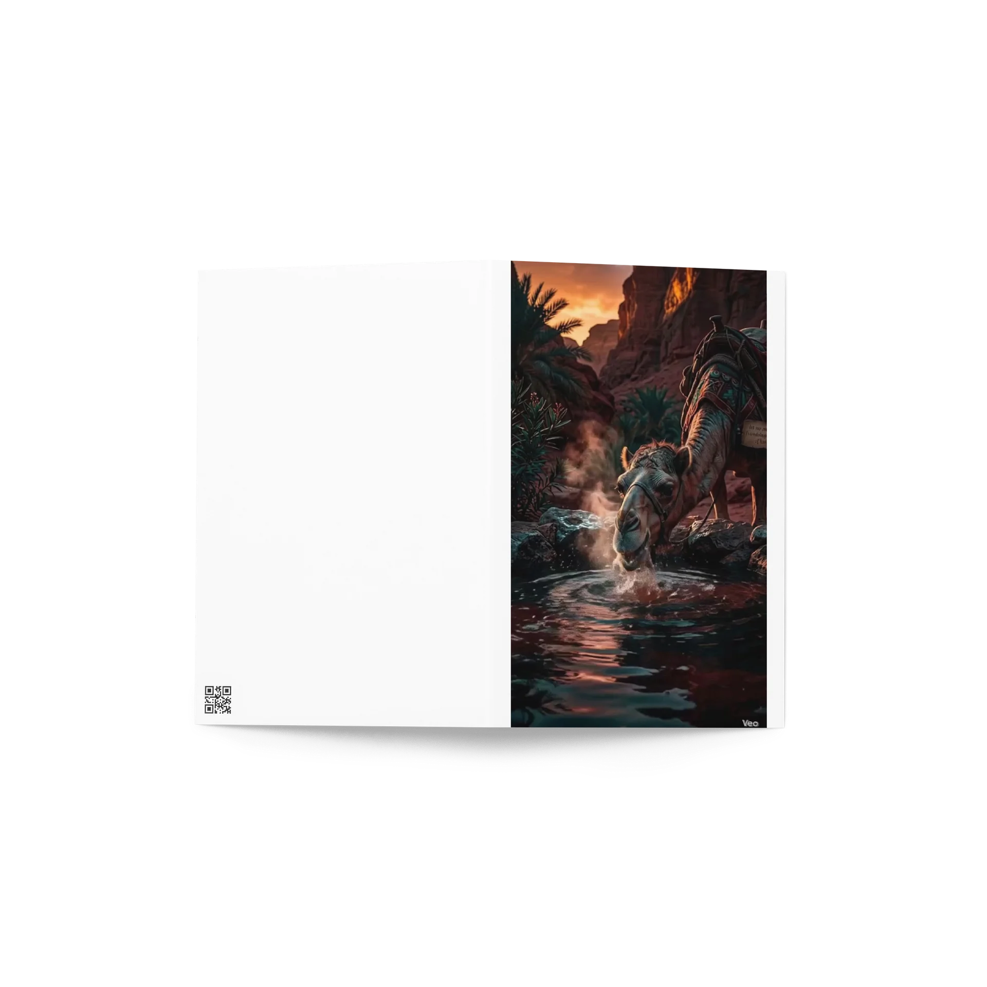 Journey to Uz - Watering Stop Greeting Card product image (4)
