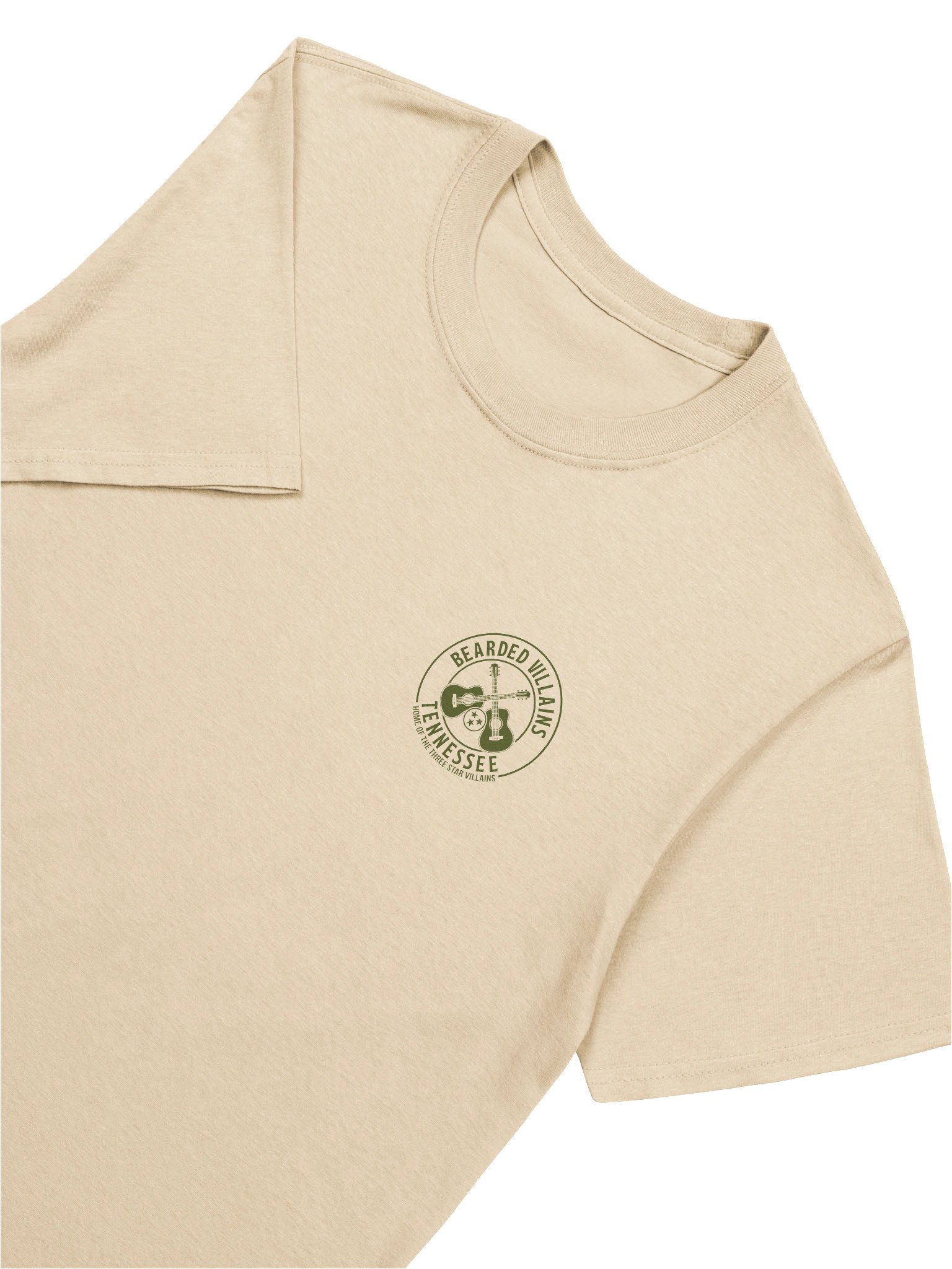 TSV Bearded Villains Tennessee “Tactical Grit Alternate” T-Shirt | Military Green on Combat Desert, Brown or Black | Rugged Brotherhood Strength & Everyday Utility product image (20)