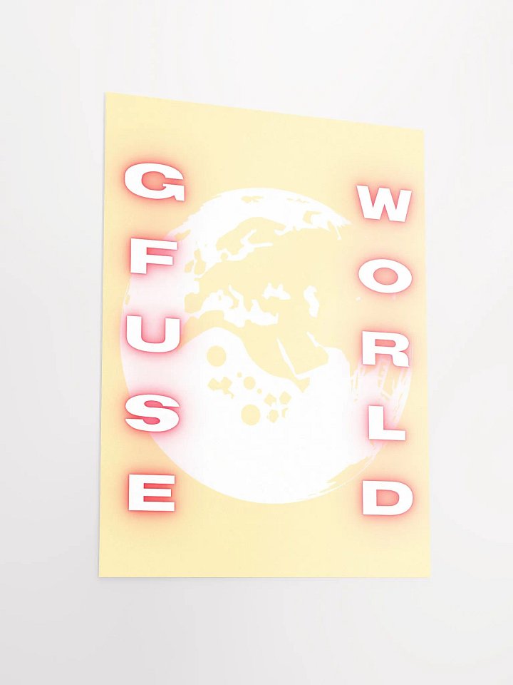 GFuse World Poster | Sand Red product image (1)