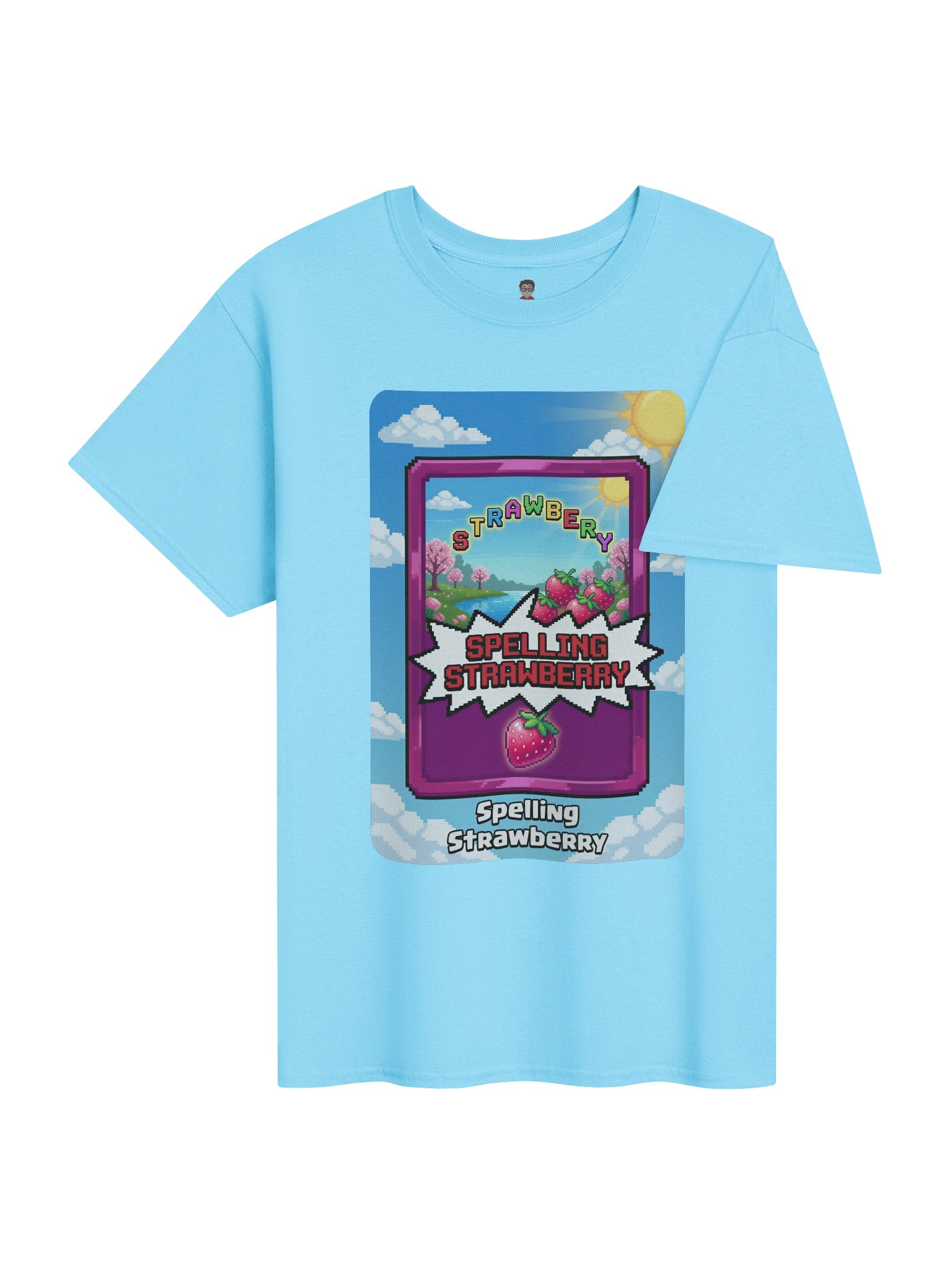 Spelling Strawberry T-shirt product image (17)