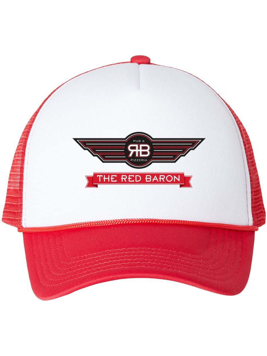 Red Baron Foam Mesh-Back Trucker Cap product image (4)