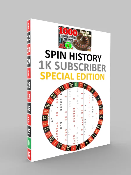 1000 Real Roulette Spins – Spin History Data File product image (1)