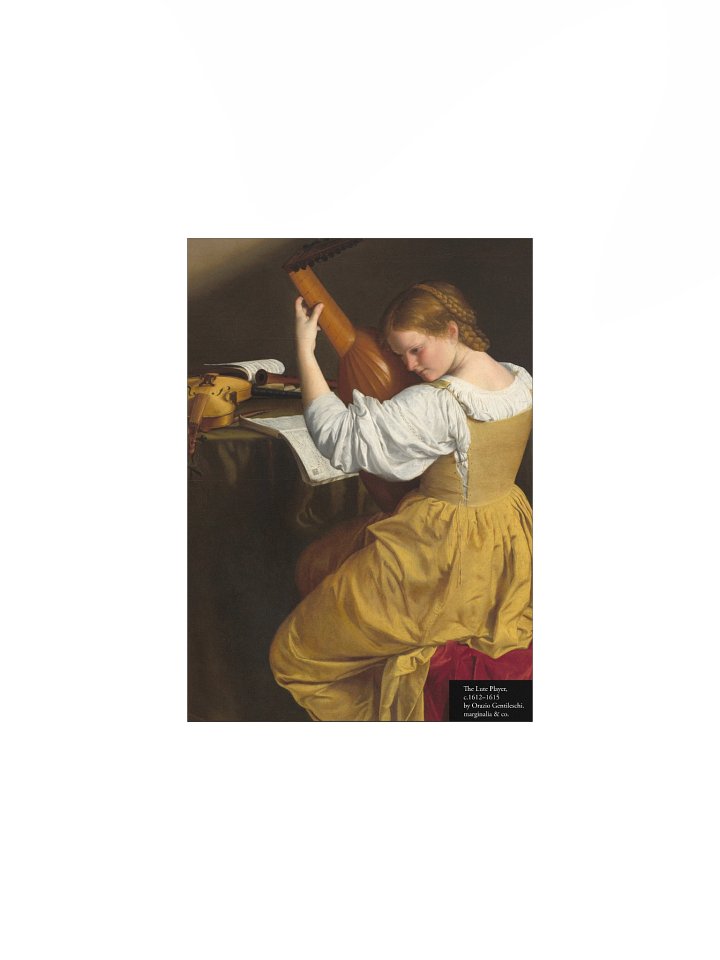 The Lute Player c. 1612 - 20 by Orazio Gentileschi product image (1)