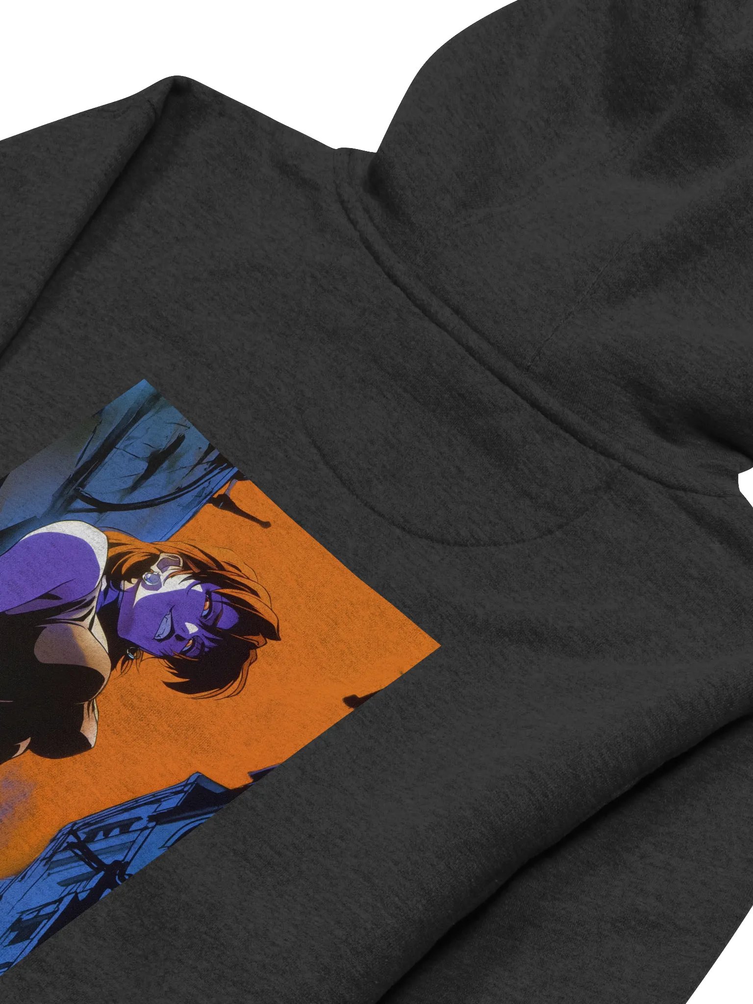 "The world may seem dark" Back Unisex Printed Hoodie product image (4)