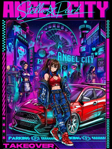 Stella Park // Angel City, 2045 🌟

Quick witted. Determined. Always snacking.

A rookie with a lot of 💖 

New artwork for TAK...