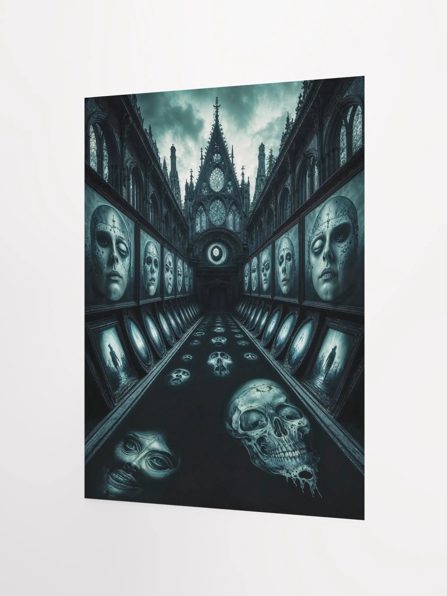 Gothic Corridor Haunting Poster product image (3)