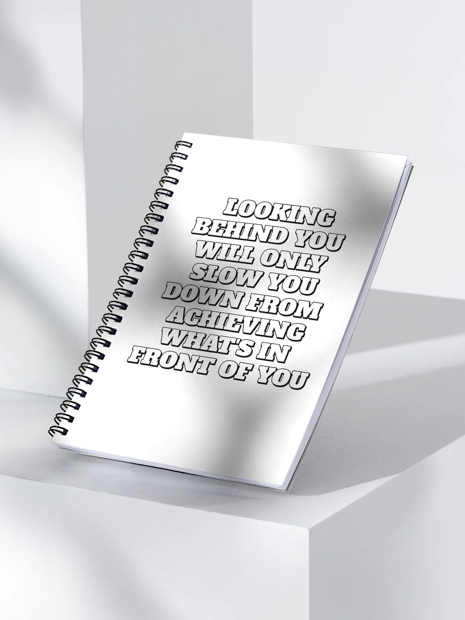 Looking Behind You Will Only Slow Yo Down Spiral Notebook product image (3)