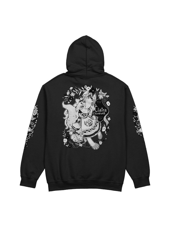 Claira B/W Printed Hoodie product image (18)