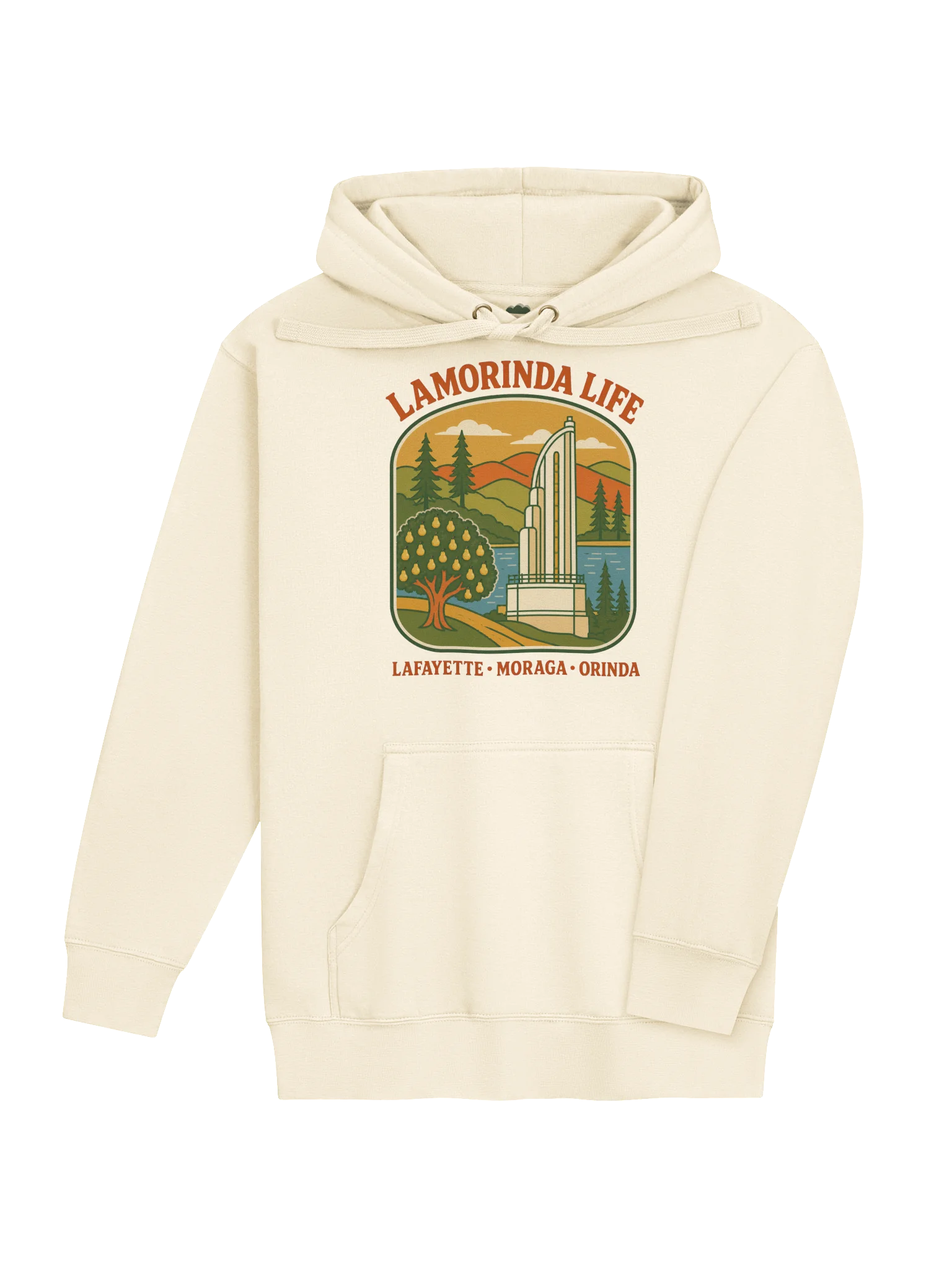 Lamorinda Life Three Towns Graphic Hoodie product image (4)