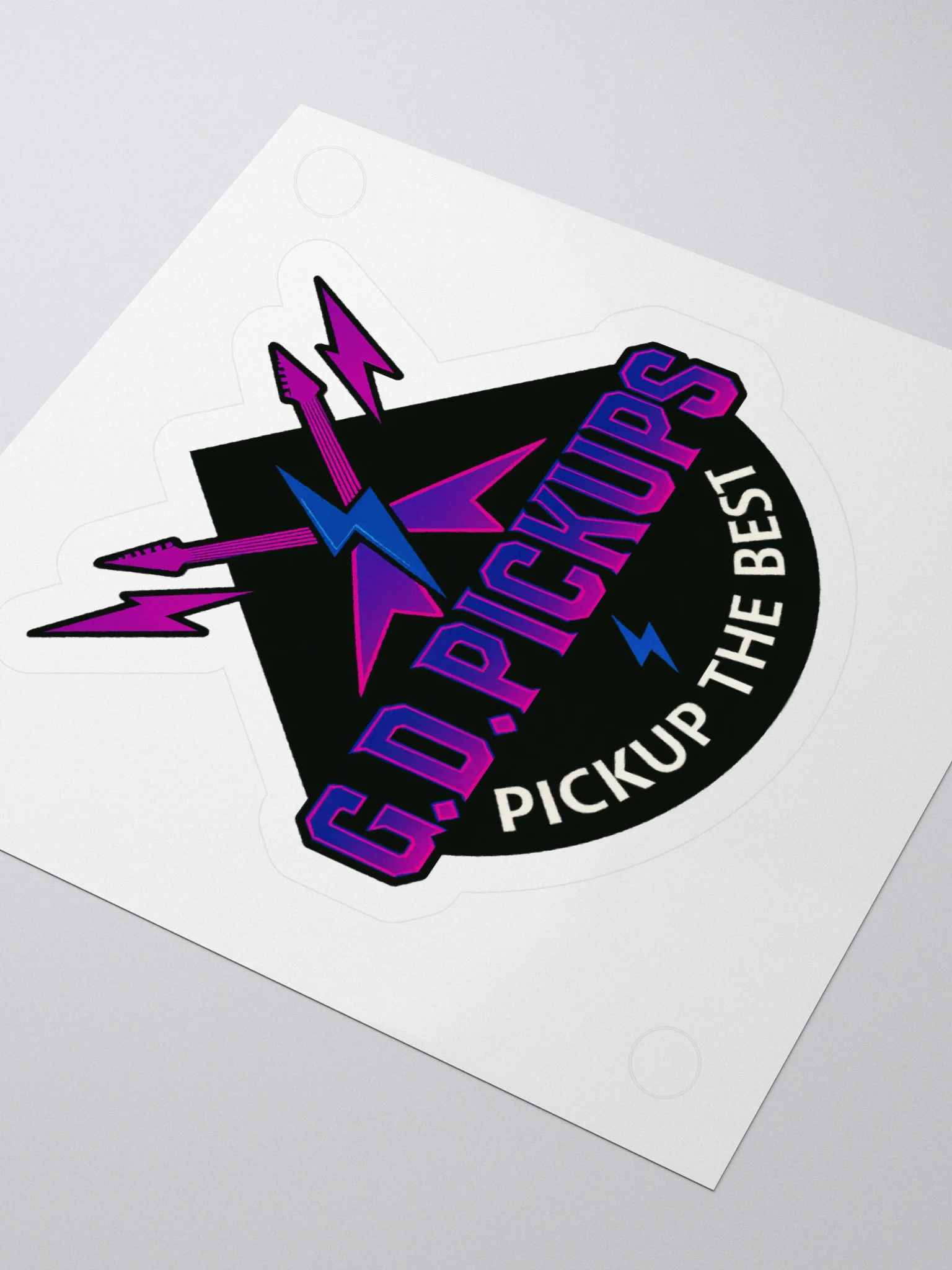 G.D. Pickups Sticker – Retro Thunder Edition product image (8)