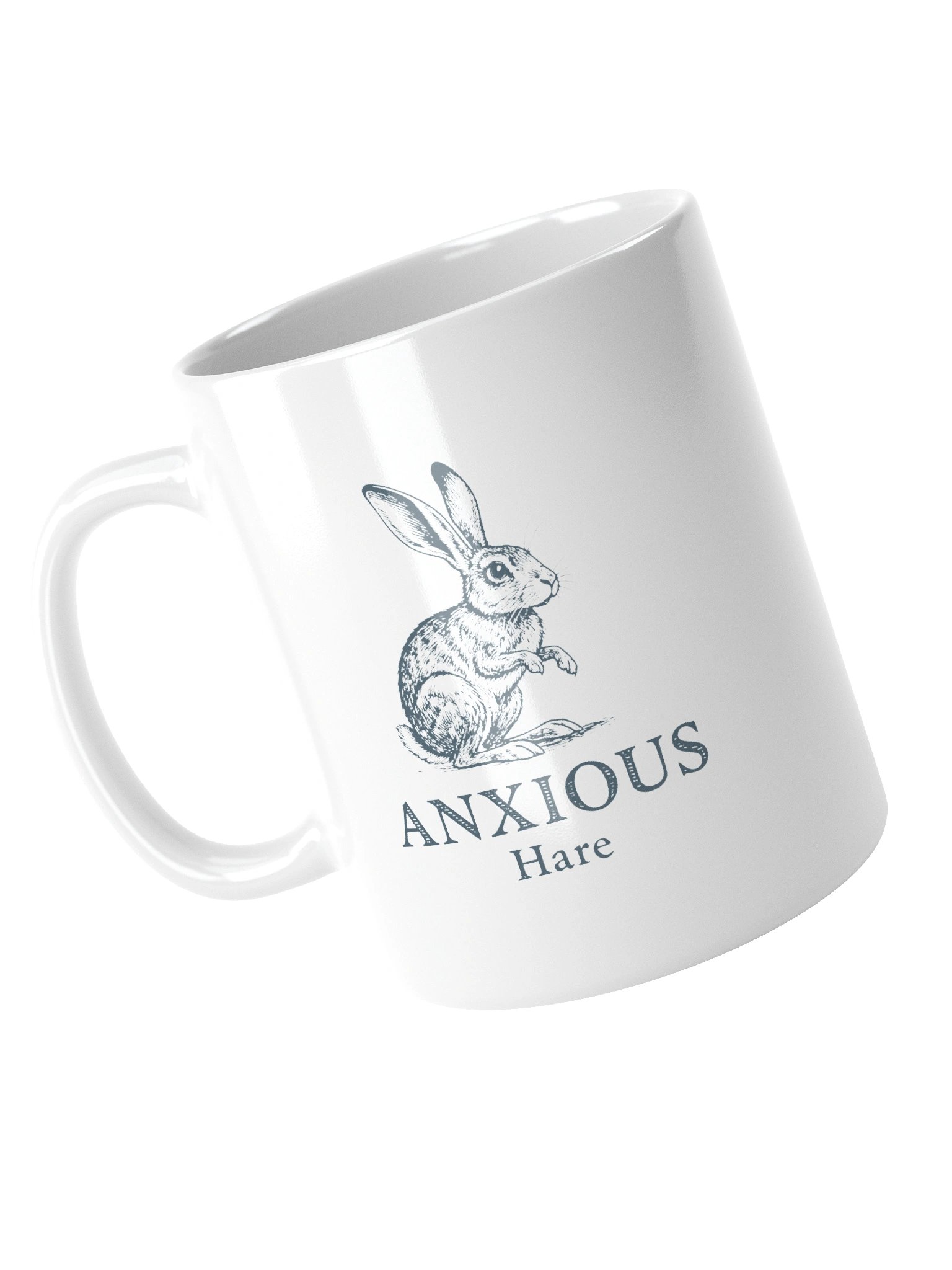 Anxious Hare Ceramic Mug product image (4)