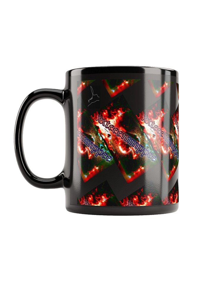 glass cup with product design product image (2)