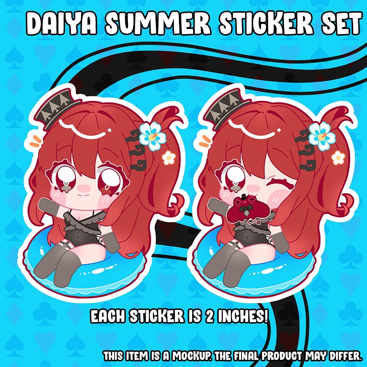 Daiya Sticker Set [PREORDER] product image (1)