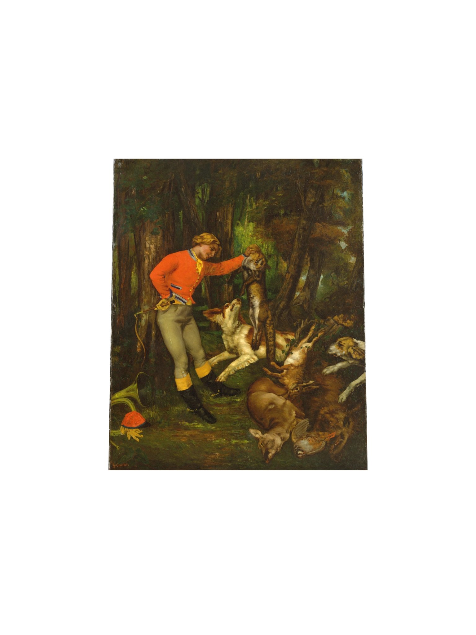 Courbet, After the Hunt — Fine-Art Poster product image (5)