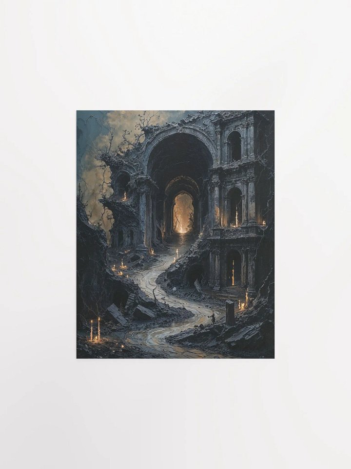 Dark Ruins Matte Poster product image (1)