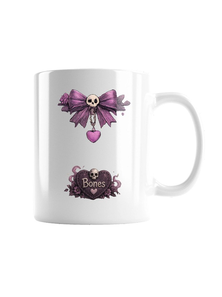 ''Bones the Cat'' White Glossy Mug product image (2)