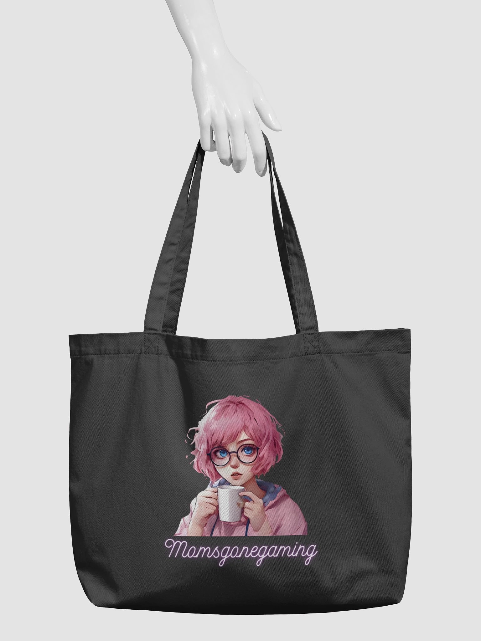 Gamer Chic Eco Tote: MOMS GONE GAMING Edition product image (6)