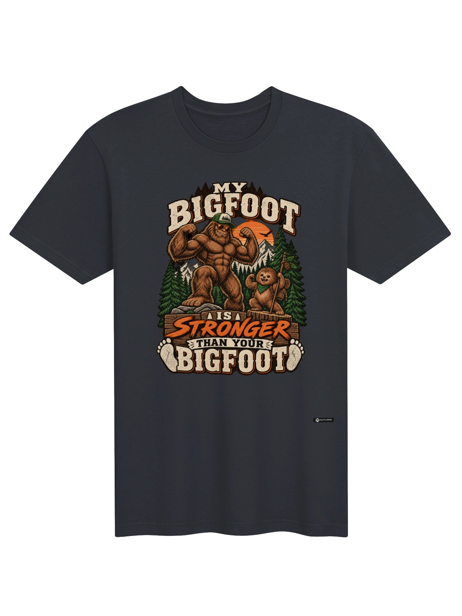 My Bigfoot Is Stronger Than Your Bigfoot Tee product image (17)