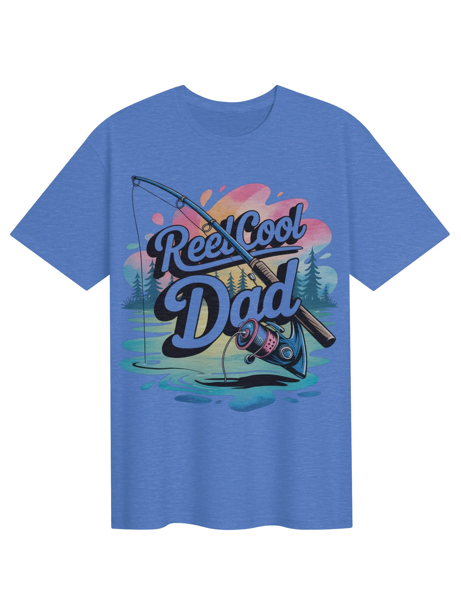 Reel Cool Dad Fishing Shirt | Funny Father’s Day Gift for Dad, Husband, Grandpa & Fisherman product image (8)