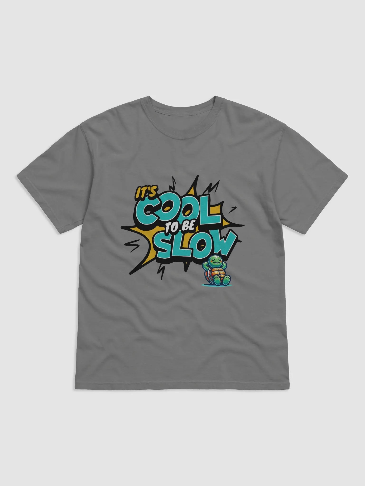 Chill Turtle: 'It's Cool to Be Slow' T-Shirt product image (2)