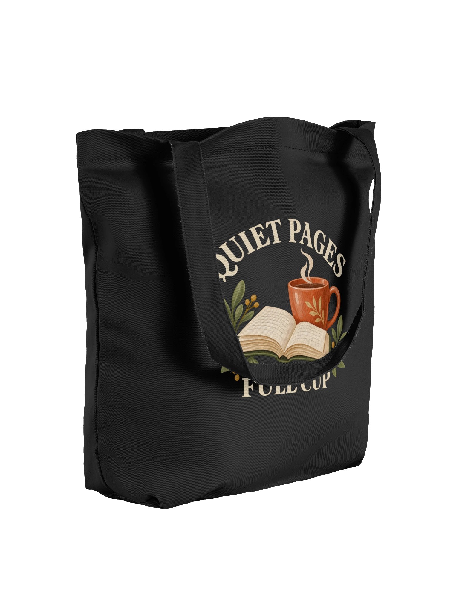 Quiet Pages Full Cup Black Book Tote product image (4)