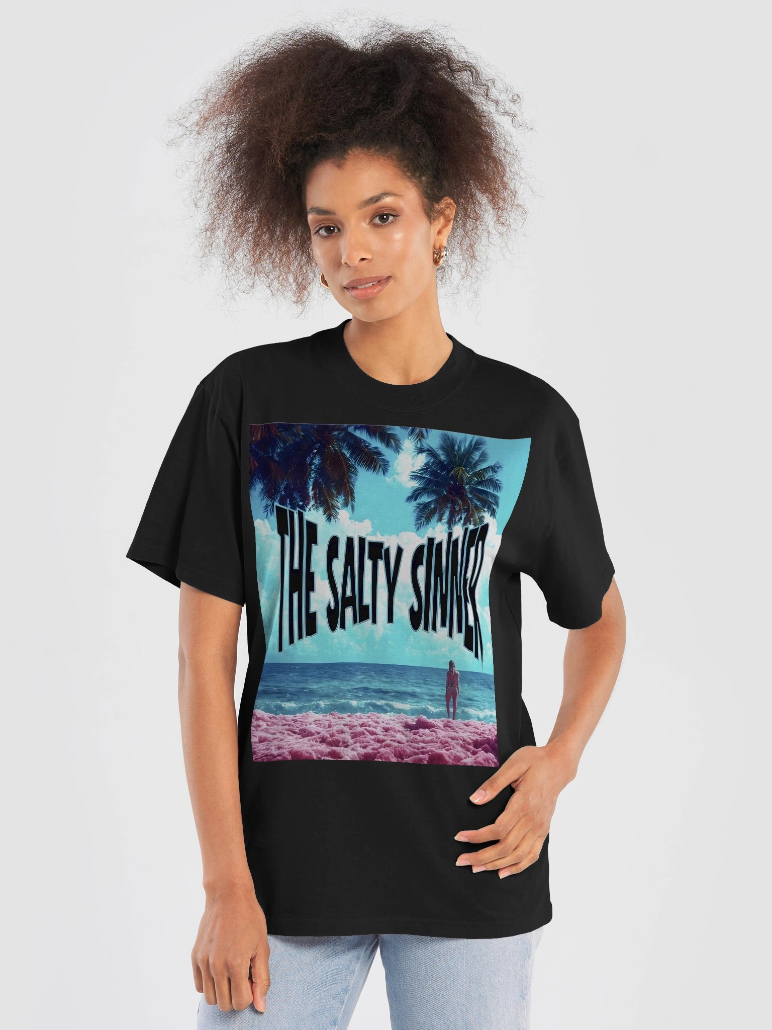 Salty Sinner "Pink Sand" Graphic Tee product image (5)