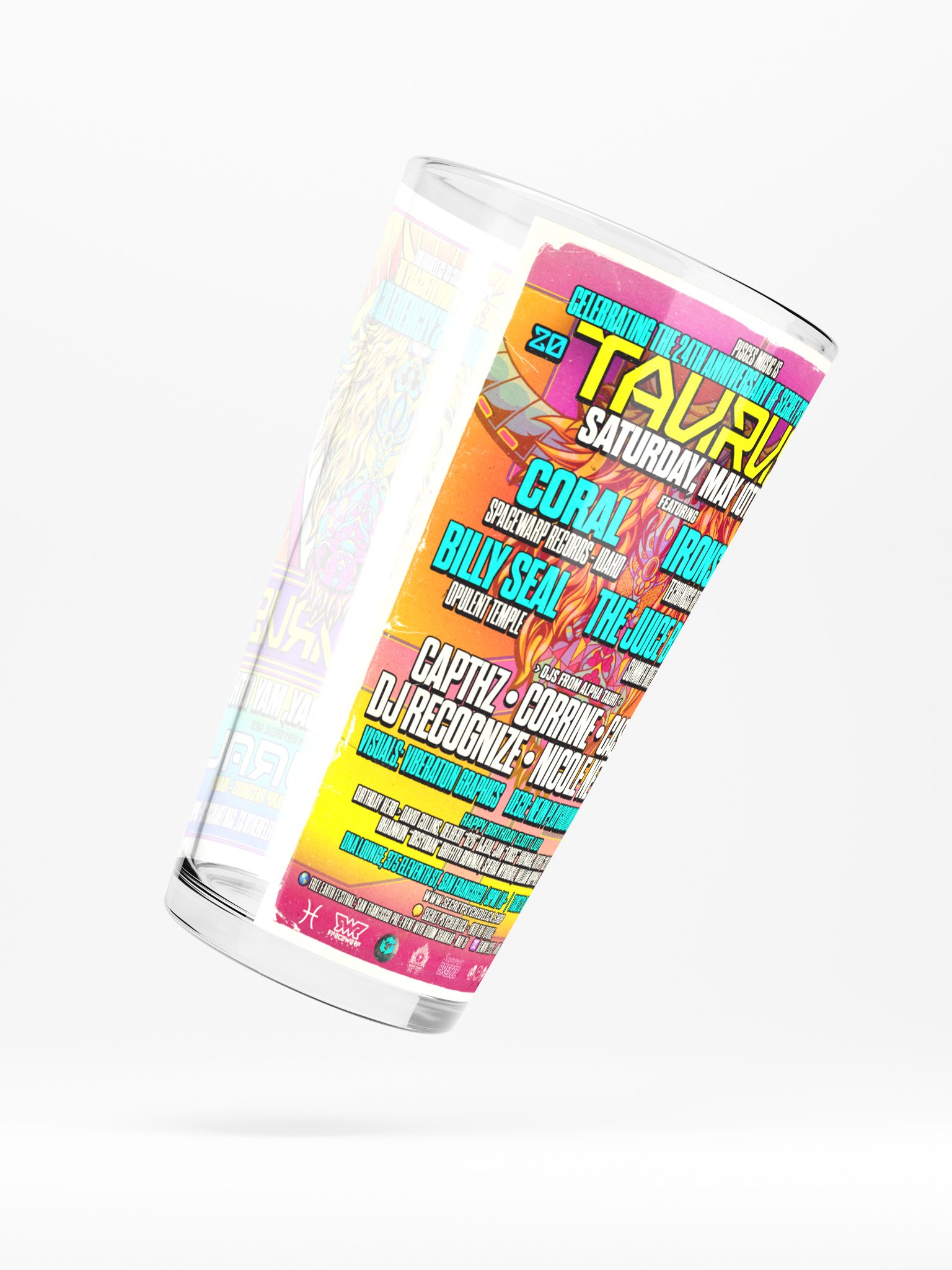Taurus 2025 Shaker Pint Glass product image (2)