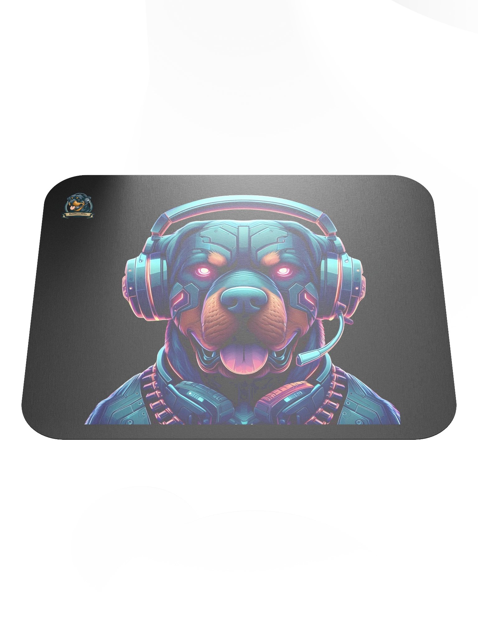 Cyber Rottie Mouse Pad product image (1)