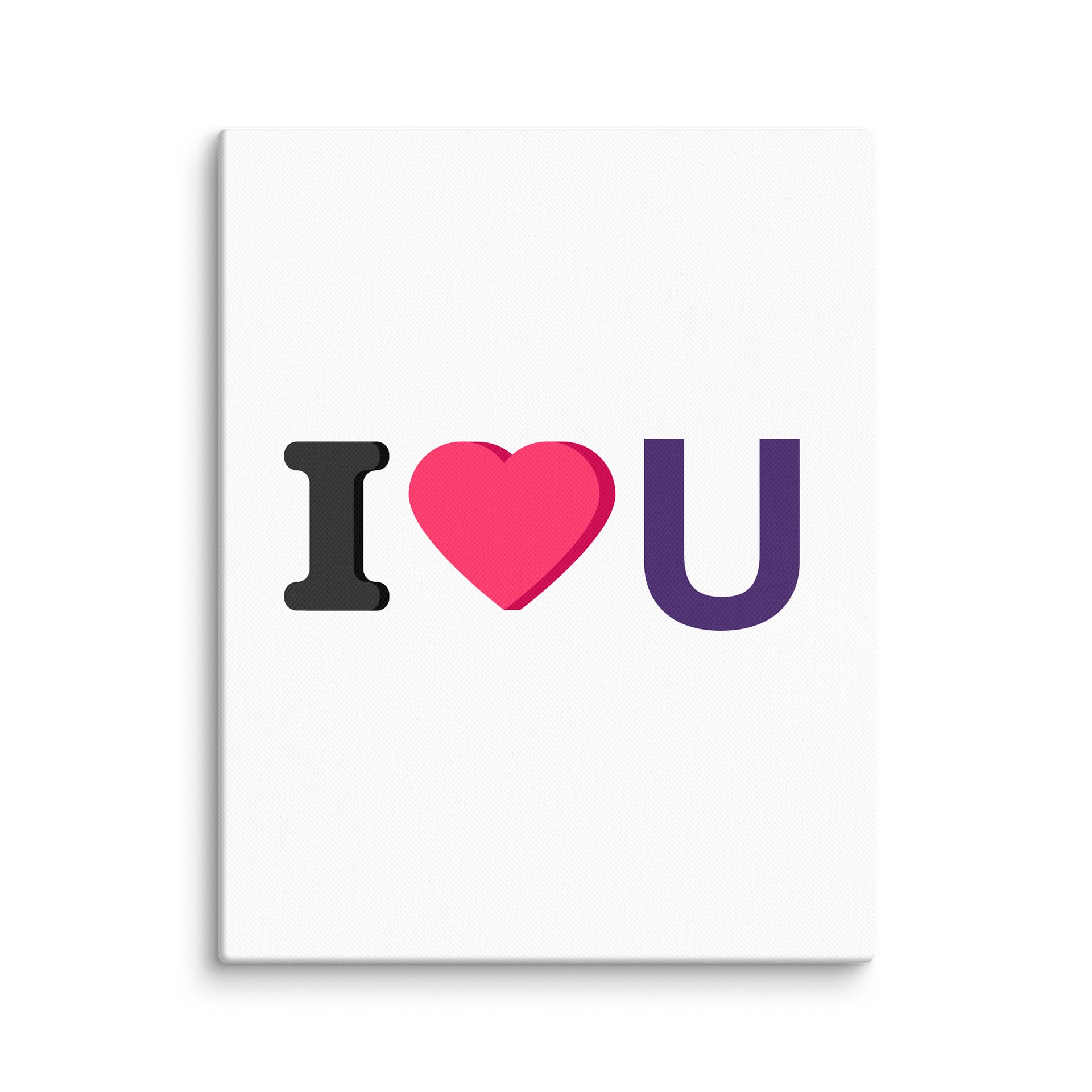I Heart You 11"x14" Valentine's Day Wall Art product image (1)