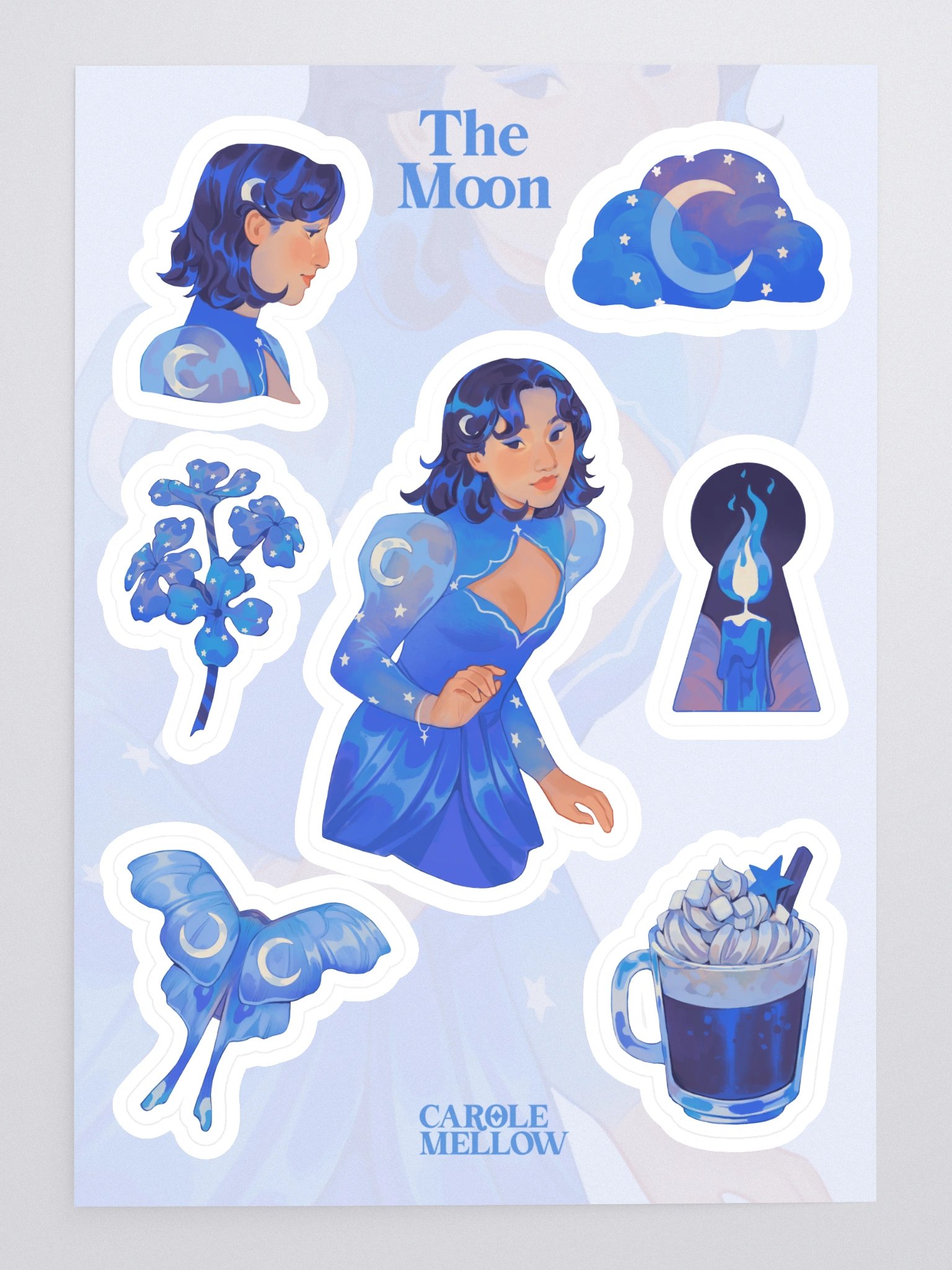 The Moon | Sticker Sheet product image (3)